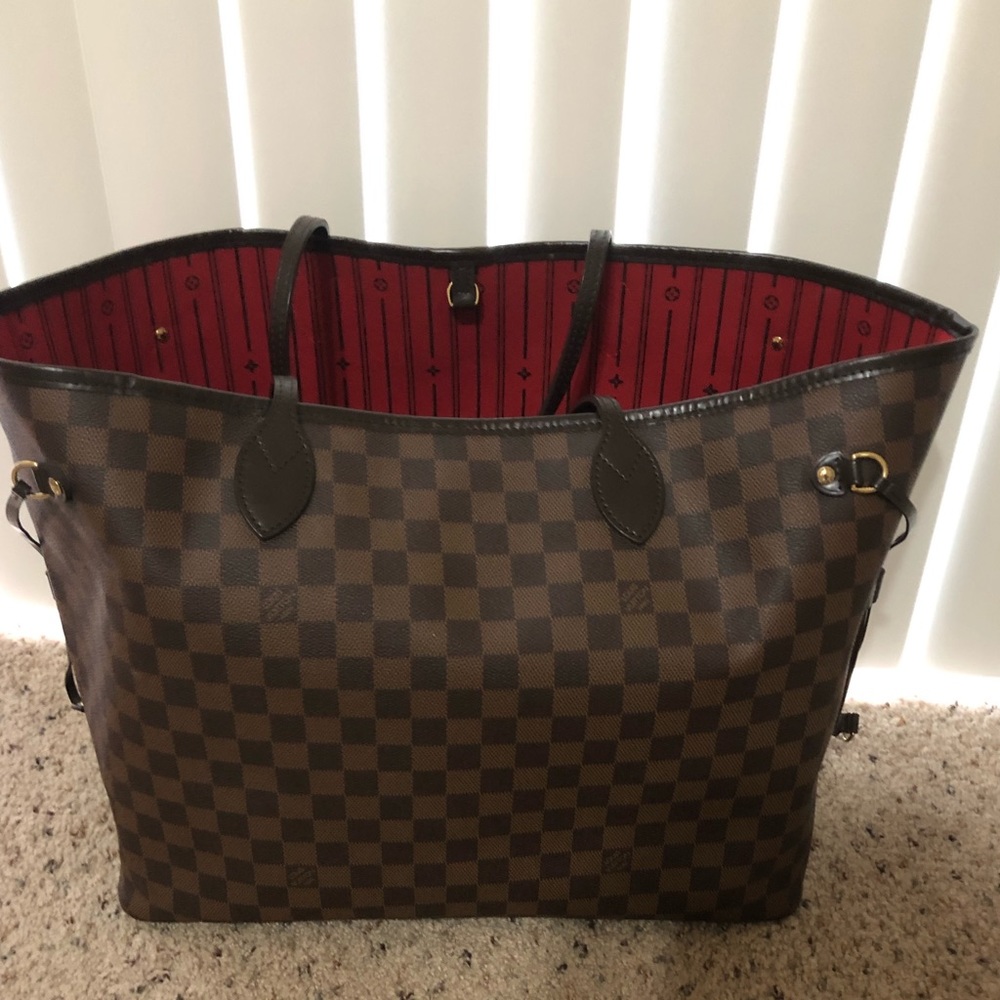 Authentic Neverfull Damier ebene GM